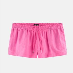 Dairy boy trail shorts in highlighter pink